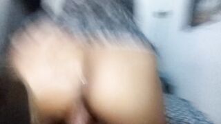 18 year old ebony ejaculating a lot during the time that watching porn and making grandpapa fill her with cum???☝️