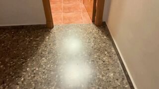 Daring Stepdaughter Doesn't Let Her Stepdad Pee and Sucks His Dong!