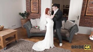 BRIDE4K. The Wedding episodes turned into a Homemade XXX movie scene