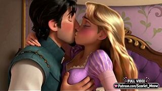 Virgin Rapunzel finally fucks at 18 (AI-generated)