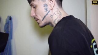 My best friend lied to me and hooked up with the stud with the tattooed face right next to me