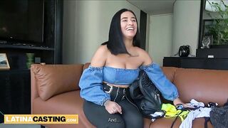 This BIG MELONS LALIN HOTTY walked in for modeling… and left after her BOOTY took continuous ROUGH screwing