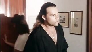 Vintage 3-some curly pussy screwing 3-some party