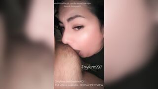 Wife Films Herself Sucking Husband's Small Cock Then He Bangs Her Doggy style – Real Amateur
