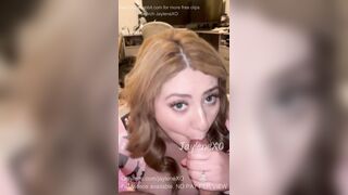 Wife Films Herself Sucking Husband's Small Cock Then He Bangs Her Doggy style – Real Amateur