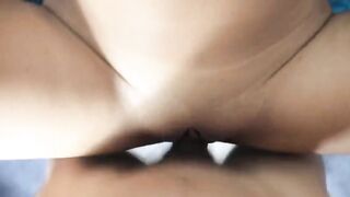 My nice-looking Latin playgirl stepsister walks into my room indeed eager to have sex, and we end up fucking - Spanish porn