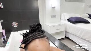 Isiah Maxwell Uses Award Winning BBC to Fuck Ebony Queen in Jamaica