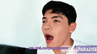 STEPMOTHER TEACHES HER STEPSON HOW TO BANG A WOMAN'S ASS AND THEY END UP FUCKING NEXT TO HER HUSBAND.
