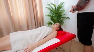 The Masseur's Big Weenie in the Big, Soaked, Oiled Booty of the Curvy Wench Nicole Murkovski