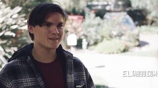 Young neighbor comforts lonely widow then breeds her