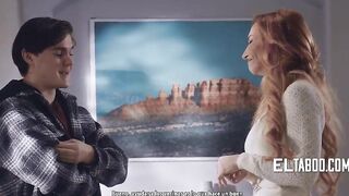 Young neighbor comforts lonely widow then breeds her