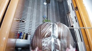The Hottest Shower Sex Ever with Big Booty Black Hotty. POV - Cum in Mouth