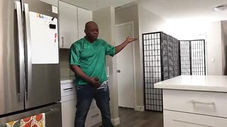 Ebony Chick Cannot Stop Grinding On A BBC