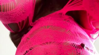 Gal In Pink Fishnets Screwed Rough By BBC