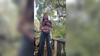 Milking My Big Dick in the Park