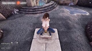 A massive sacred ramrod penetrates every hole of Lara and fills her with liquid semen to the brim. part 2
