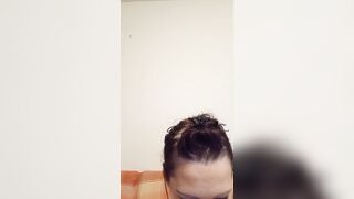 labellerose03 rubs hawt butt with huge boobs