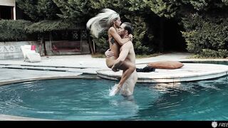 TIME FREEZE - Photographer FREEZES And Screws Celebrity Yoga Influencer Veronica Leal In Her Mansion