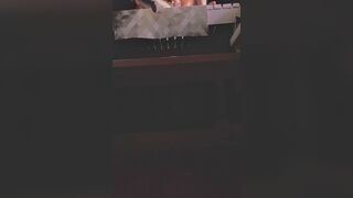 Woman rubbing her cunt peeing and greater amount