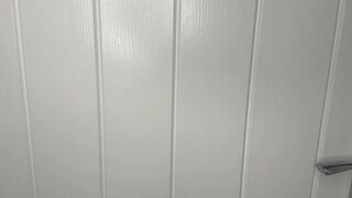 Neighbour Mark listens to me satisfying myself behind closed door