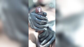 Loud Moaning Big Black Schlong Close Up