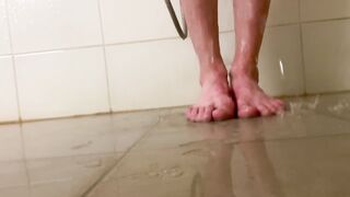 Wet Soapy Feet