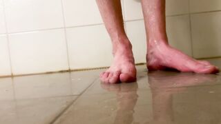 Wet Soapy Feet