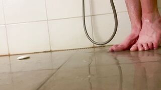 Wet Soapy Feet