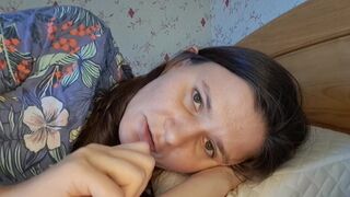 YOU loving Russian girlfriend sucking your ramrod (ASMR)