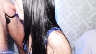 Pulsating Oral sex-sex Deepthroat Oral-sex-sex. Close up Pleasure