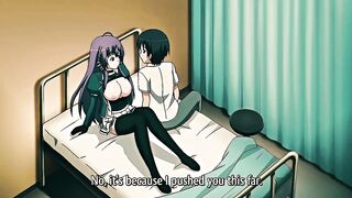 Hotty with Long Purple Hair and Gorgeous Titties Loves It When Her Boyfriend Makes Her Suck His Weenie at Dinner