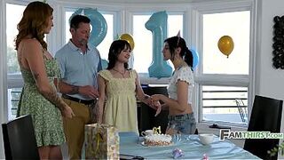 Birthday girl earns stepfamily adoption by joining their daybed