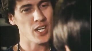 Lascivious knob sucking sweetheart takes dick in twat and ejaculation in classic porn