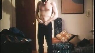 Lascivious knob sucking sweetheart takes dick in twat and ejaculation in classic porn