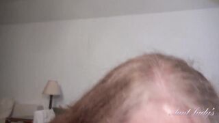 AuntJudys - Your Busty 61yo GILF Stepmom Maggie Jacks you off & Sucks your Dong (POV)