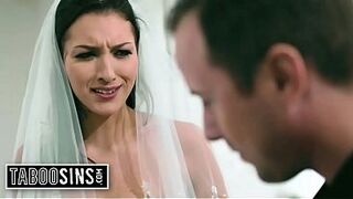 Groom's Stepbrother Anal Fuck The Bride In advance of The Wedding - Bella Rolland