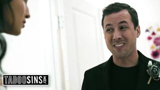 Groom's Stepbrother Anal Fuck The Bride In advance of The Wedding - Bella Rolland