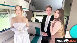 Nasty Club - Hawt bride Polly Youngs Cuckold Sex Video