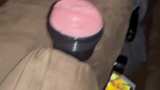 SCREWING A POCKET VAGINA TILL I CUM