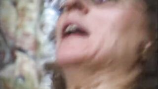 Spex gilf wearing stockings gets her bushy cunt fucked