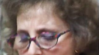 Spex gilf wearing stockings gets her bushy cunt fucked