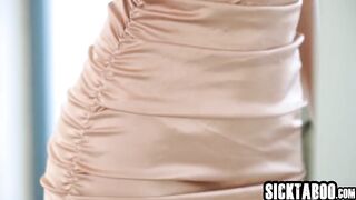 Hot big bazookas MILF swallowed big dong before rough anal-copulation