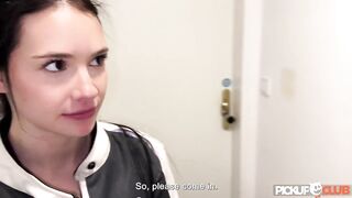 PickupClub - Shy Matty Mila Perez Pickup Up By Ballsy Biker and Drilled in POV