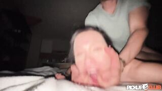 PickupClub - Shy Matty Mila Perez Pickup Up By Ballsy Biker and Drilled in POV