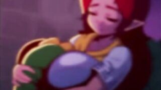 A princess is banged by a big dick Hentai