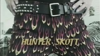 Hunter Skott deep throats a white schlong then swallows