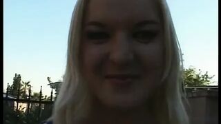 A golden-haired gal loves so much a black jock and this hottie gives herself an anal fuck