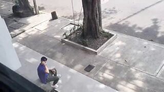 Street Stranger to Airbnb Room – Rode His Cock Cowgirl and Took Every Drop of His Cum