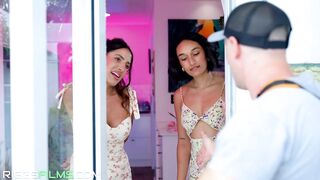 Sexually excited Housewives Share a Big Rod