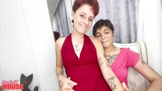 Lucky Dude in a 3some with 2 Very Hot Bi sexual Angels